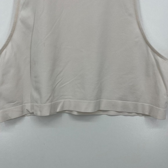 Athleta Tank Top Women's Size S Pink Crew Neck Yoga Sleeveless Nylon Cropped - Picture 3 of 8
